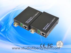 China 1Port 10/100Mbps LC singlemode fiber optic media converter extending to 20~80Km wholesale