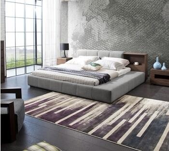 Modern Bedroom Furniture Upholstered Bed Headboard