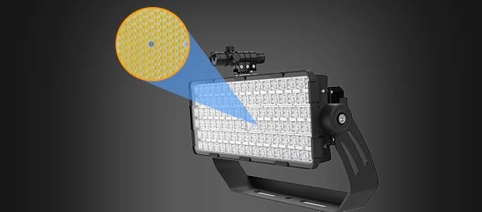150000lm LED High Mast Light 1000W Tennis Court Flood Lights For Outdoor