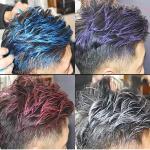 9 Colors Elastic Styling Hair Wax For Man And Woman Temporary Hair Color Wax