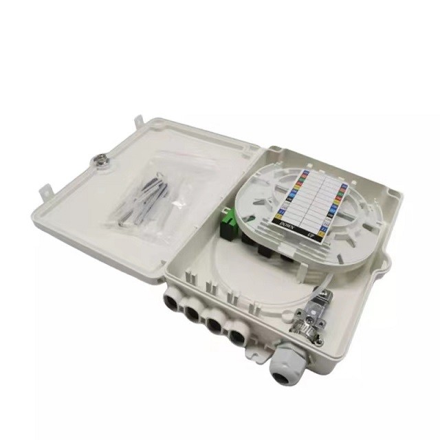 8Port Fiber Optic Terminal Box IP-66 Protection Level SM SC Wall Pole Mount