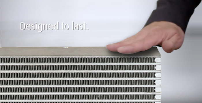 custom auminum multi tube heat exchanger for high performance motorcycle oil heat exchanger