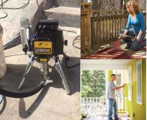 China 220V Electric Magnum Spray Painter For Interior Walls Painting 2.5L/Min Delivery wholesale