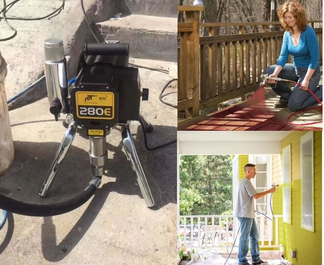 Wall Painting High Pressure Professional Airless Paint Sprayer 49.2ft Airless Hose