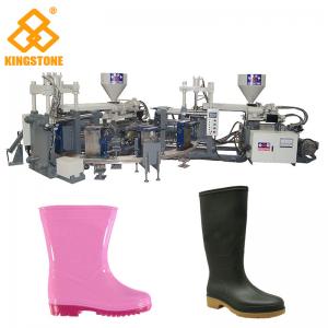 China Three Color Full Plastic Rain Boot Making Machine For PVC / TPR Raw Material wholesale