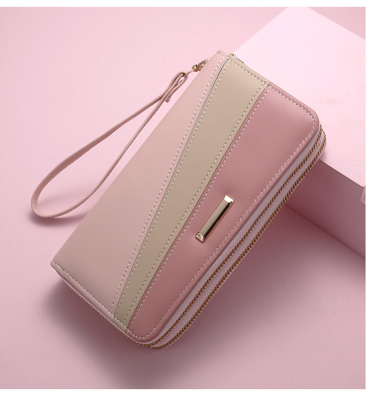 2021 Female Luxury Purses Leather Women Wallets Long Zipper Wallet Ladies Clutch Bag