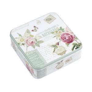 China 0.23mm Thick Square Metal Candy Tin CMYK Offset Printing Biscuit Tin Gift Box on sale