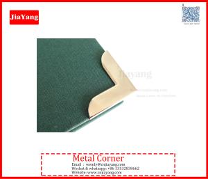 Metal folding albums menus scrapbook protector