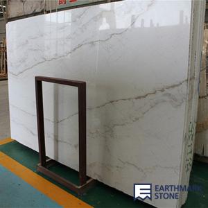 China New Quarry Volakas White Marble Slab wholesale
