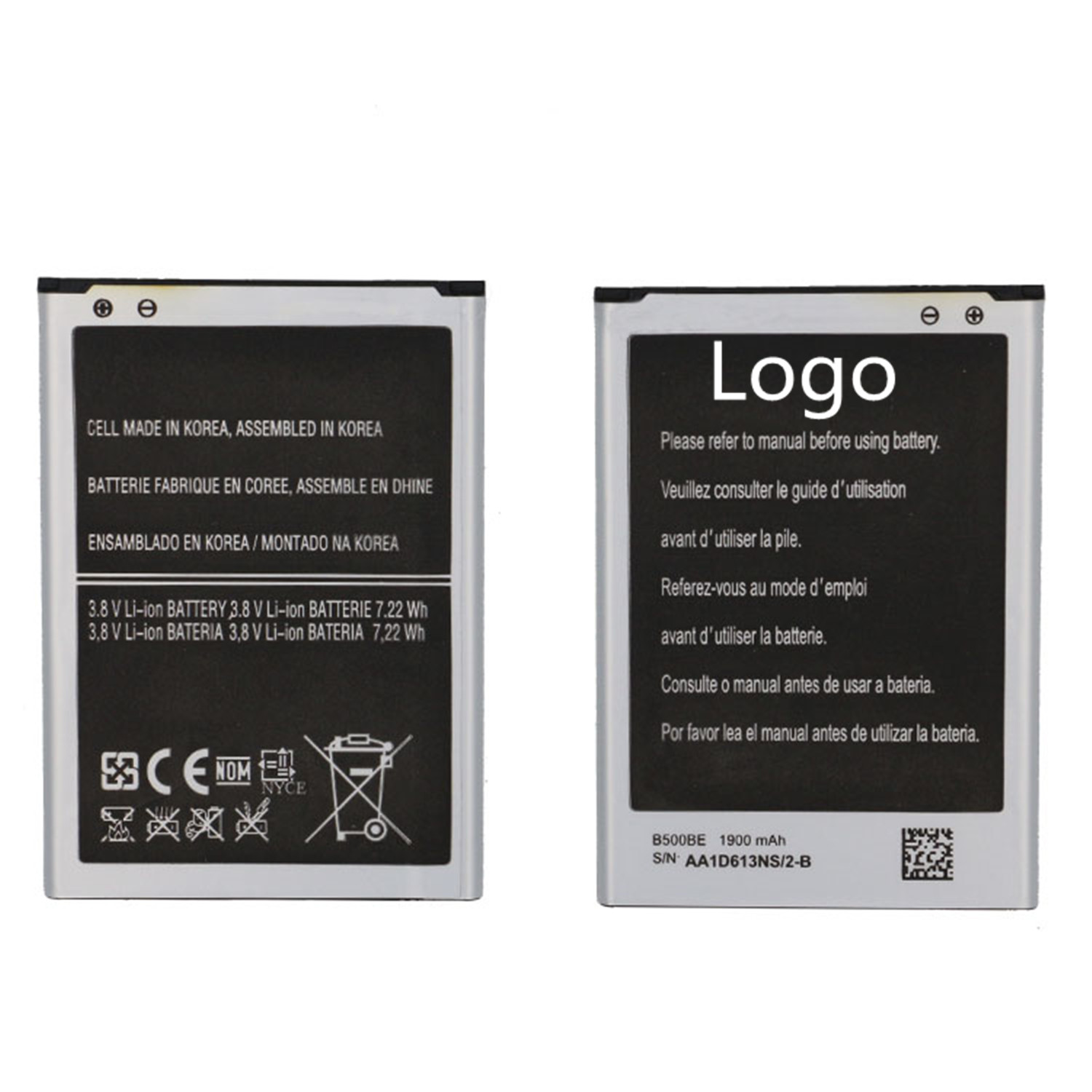 B500BE 36g Phone Internal Li Ion Polymer Rechargeable Battery B500BU B500BZ