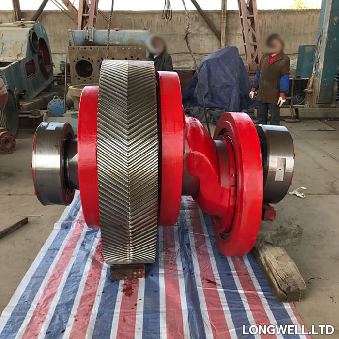11-3161-0200 Crankshaft Assembly GH3131-02.00 Forged Steel Mud Pump Accessories