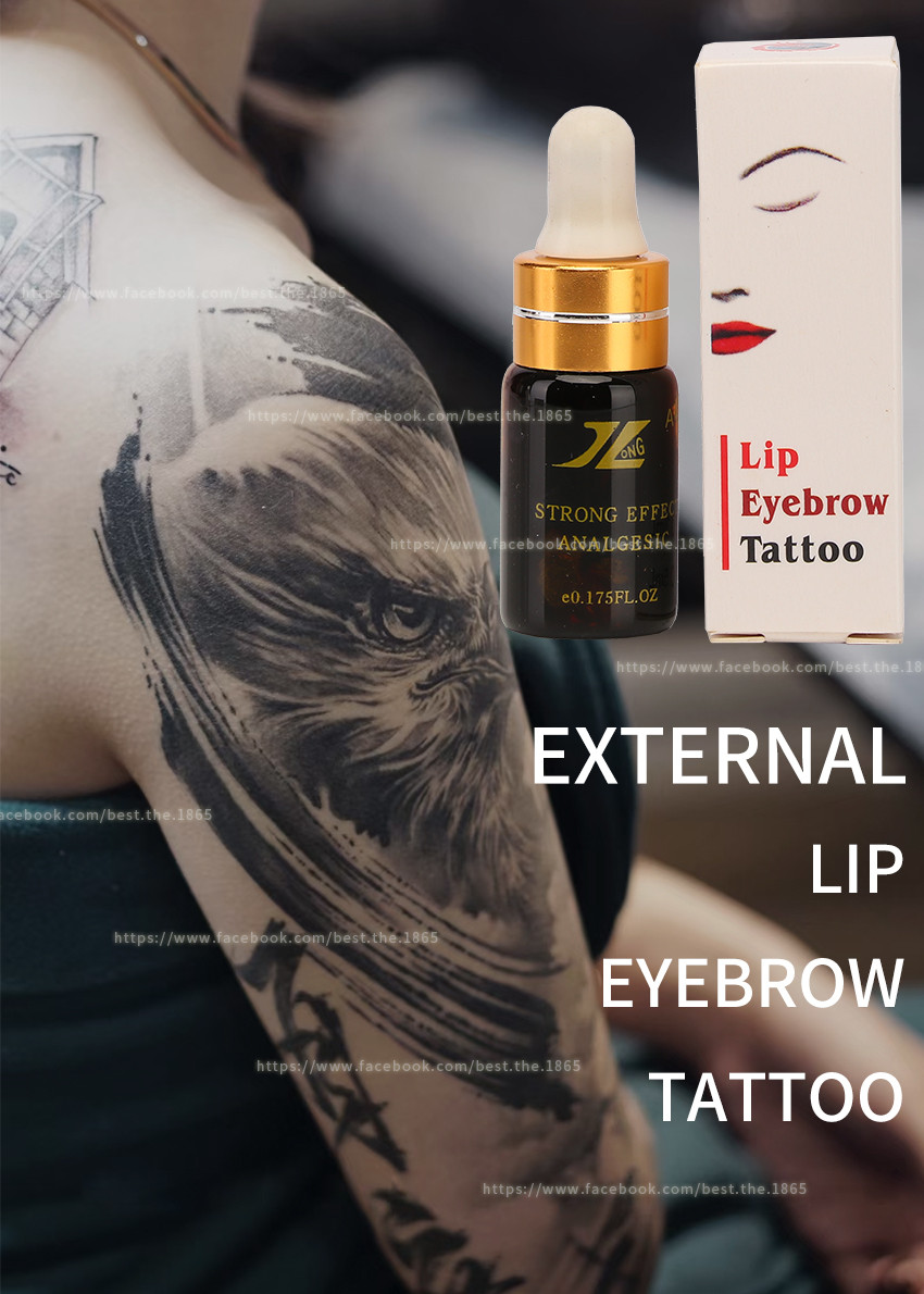Numbing Tattoo Anesthetic Solution Lip Eyebrow Lasting 3 Hours