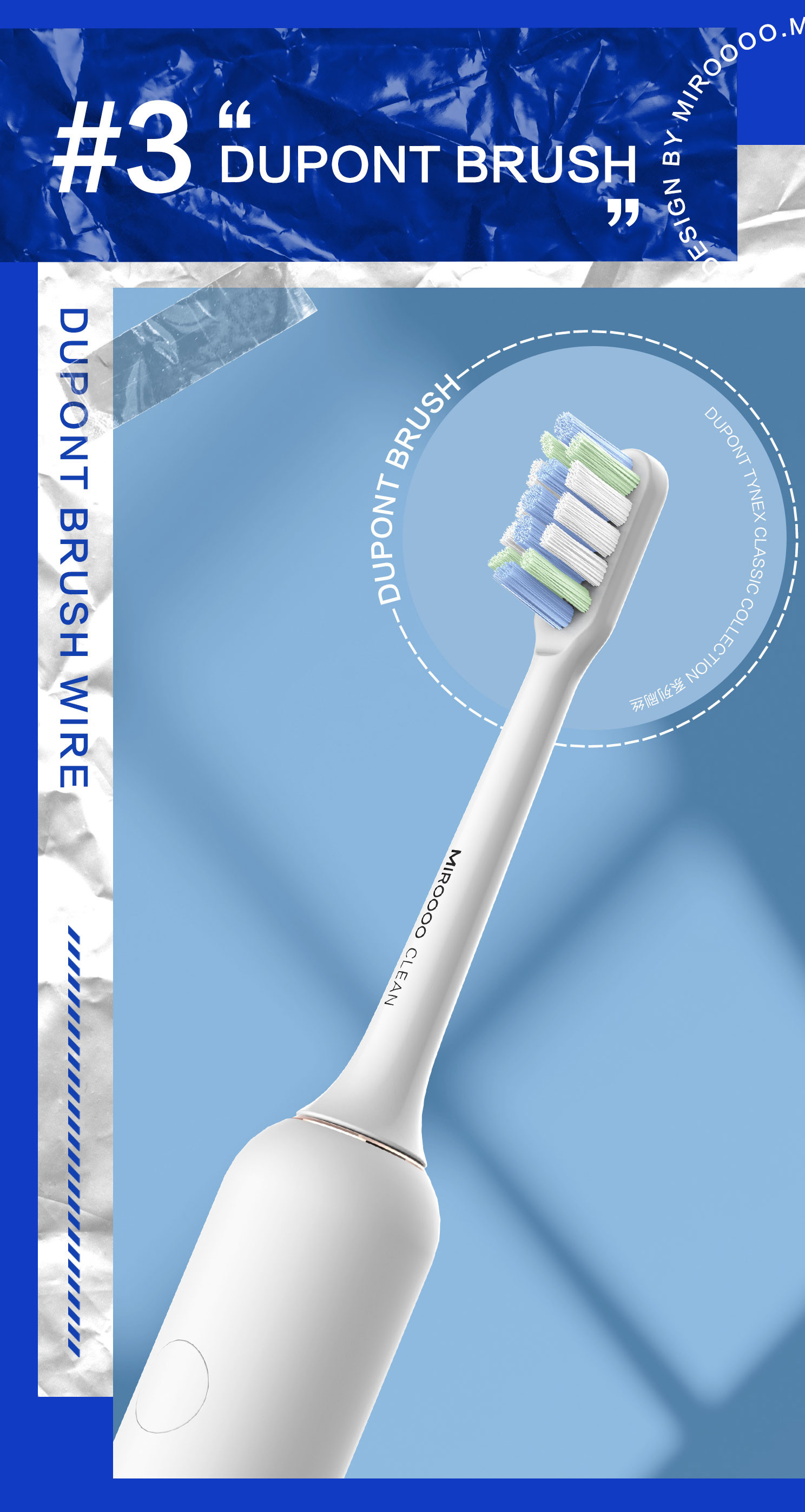 IPX7 Sonic Waterproof Electric Toothbrush Rechargeable Customized Logo