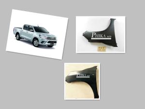 China Black RH Toyota Parts Automotive Front Fender For Hilux Revo 2016 wholesale
