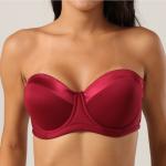75D-100D Half Cup Sexy Mature Plus Size Bra Women Convertible Straps Push Up