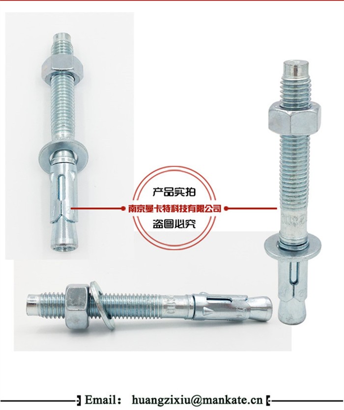 Stainless Steel Concrete Fastening NJMKT Wedge Anchor With M8-M16 Size