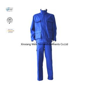 China Blue Safety Multi Pockets 7XL Fire Retardant Suit wholesale