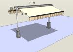 Restaurant Shop Electric Waterproof Retractable Awning Full Box