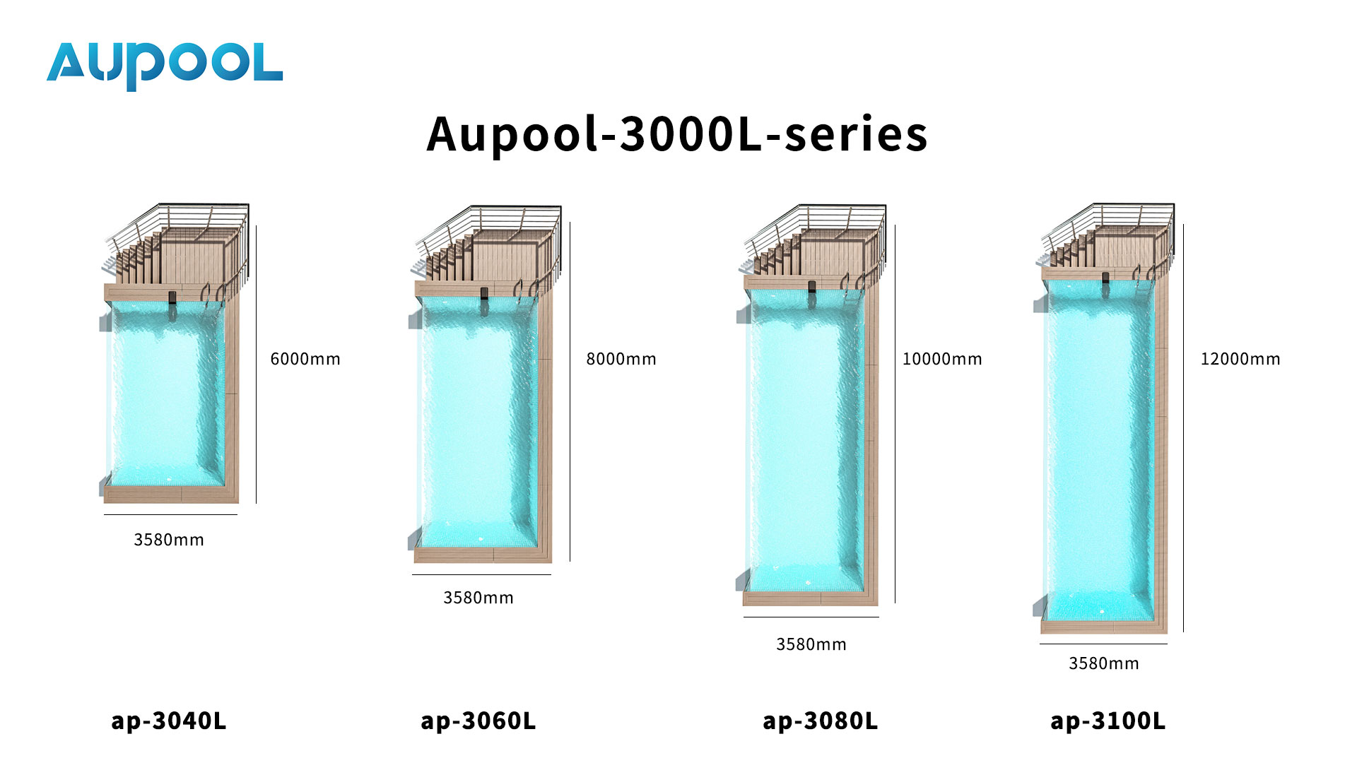 Outdoor Clear Acrylic Prefabricated Swimming Pool with Customized Panel Thickness