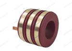 100A High Current Copper Graphite Carbon Brush Slip Ring with High Speed 3000Rpm