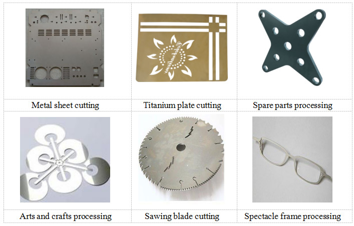 Efficient Fiber Metal Laser Cutting Machine 1000 Watt With Raycus Laser Source