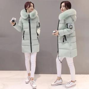 China Women Winter Cotton Coat Fur Collar Jackets Fashion Blazer Winter Padded Parka Clothes Bomber Jacket for Women wholesale