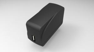 China 5V 1A / 5V 1.5A / 12V 1A Portable Travel Adapter Black AC Wall Mount wholesale