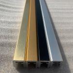 Anodizing 6063 Aluminum Handrail Profiles Mount Glass Railing
