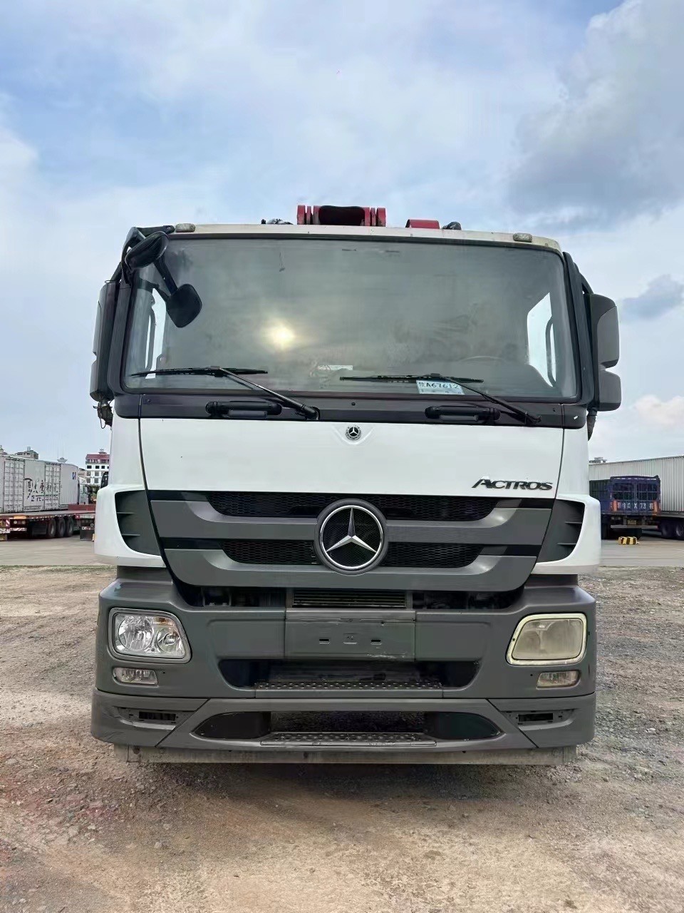 2019 Sany 56m Mercedes Chassis Diesel Pump Truck with 56m Horizontal Reach and 51m Vertical Height