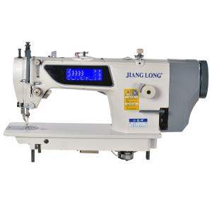 China LCD Display 220V 8mm Single Needle Flat Bed Sewing Machine wholesale