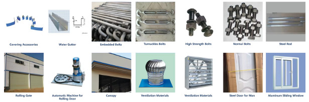 Steel Structures Workshop 1000 Square Meter Metal Storage Shed Building With Corrugated/EPS/PU/Rock Wool Roof And Wall