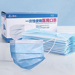 China Latex Free 3 Ply Non Woven Face Mask , Non Sterilize Disposable Breathing Mask wholesale