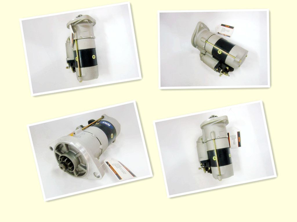 MDH009 Excavator Starter Motor / Kobelco Starter Motor J08E SK220 SUPER8
