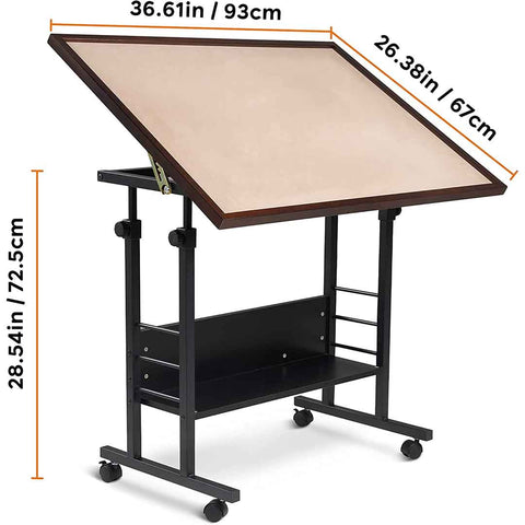 Unisex AJUNION 1500-Piece Jigsaw Puzzle Board with Folding Leg and 4 Wheels Ages 8-13