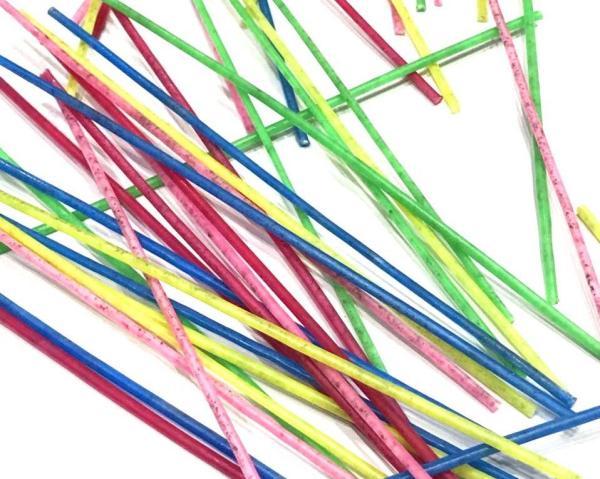 Multi Colored Magic Relighting Birthday Candles , Extra Long Thin Birthday