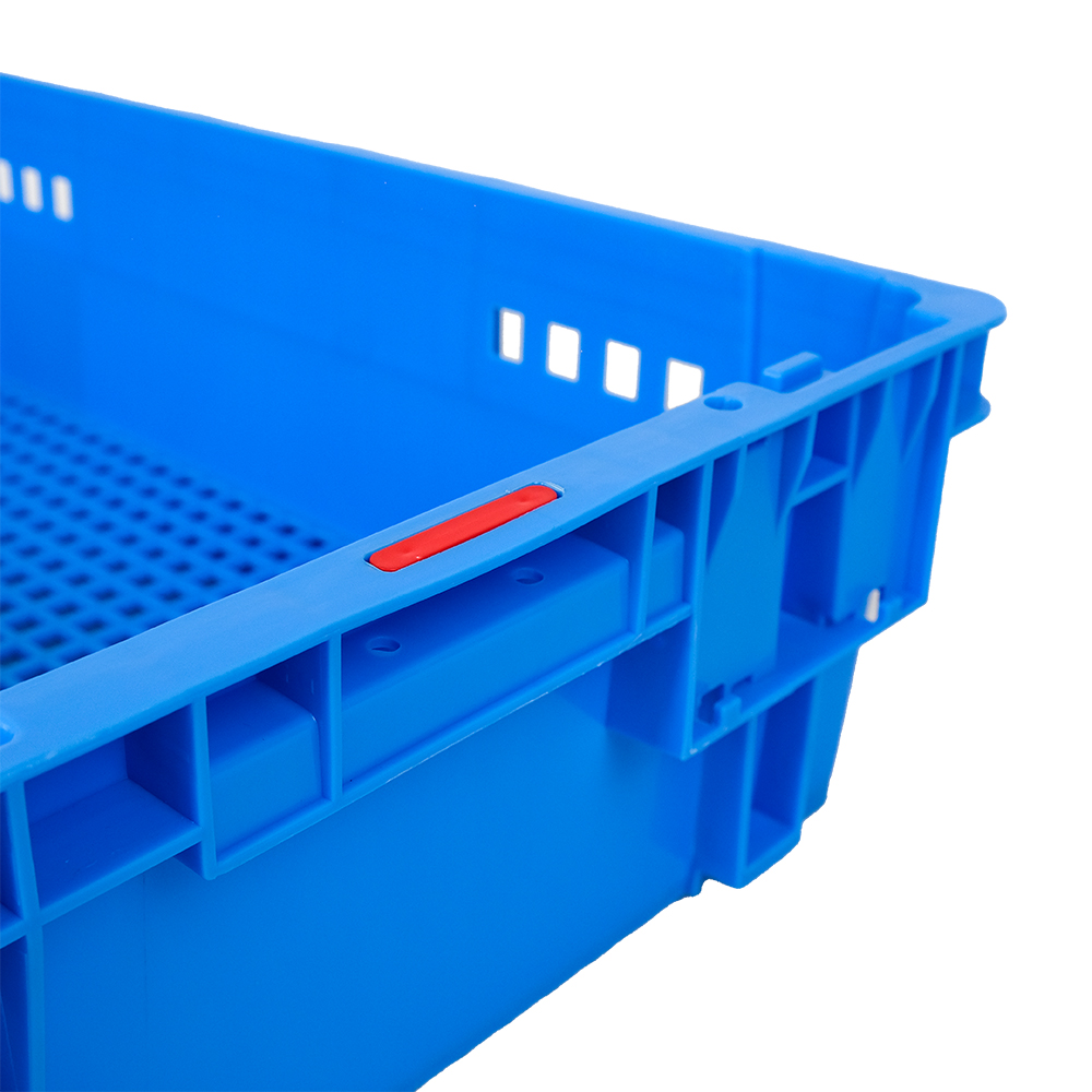 Customized Logo Mesh Bread Turnover Crate for Supermarket Plastic Mesh Container