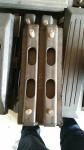 260bk Rubber Track Pads / Bolt - On Construction Steel Excavator Tracks