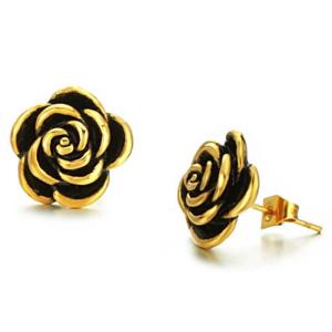 China Tagor Stainless Steel Jewelry Factory High Quality Fashion Earring Studs Earrings TYGE045 wholesale