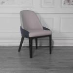 Gray Blue Multi Colored Padded Dining Room Chairs With Sturdy Legs