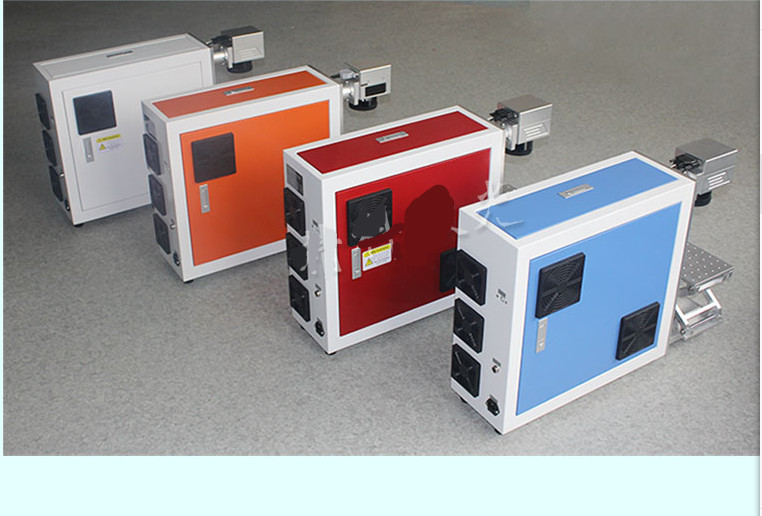 100X100mm 300X300mm Lifting Plat Form Ipg20W Split Type Fiber Marking machine for Jewelry Gold Brass Marking