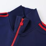 OEM ODM Soccer Football Training Tracksuit Royal Blue Jacket Set