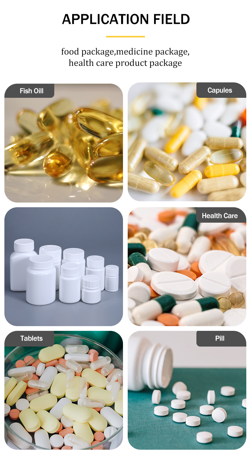 Plastic Screw Cap 100ml Bottle for Pill Capsule Tablet Storage UMETASS HDPE Material