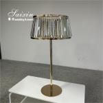 Gold Stand Crystal Shade Centerpieces For Wedding Centerpieces