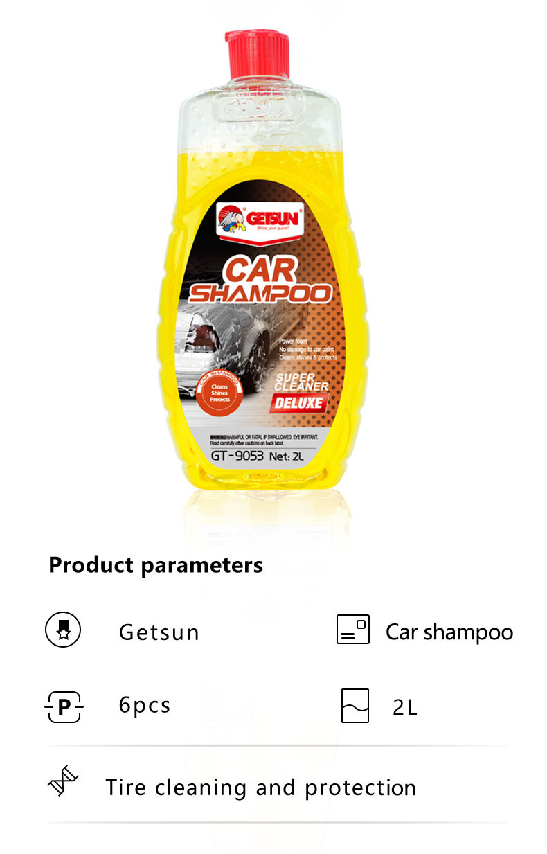 2L Premium Car Wash Shampoo Detailing High Foaming MSDS Certificated