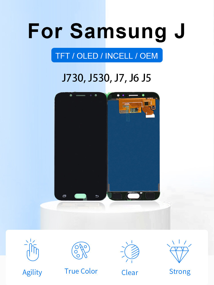 Replacement Cell Phone LCD Display For Samsung Galaxy J730 J7 PRO Anti Scratch