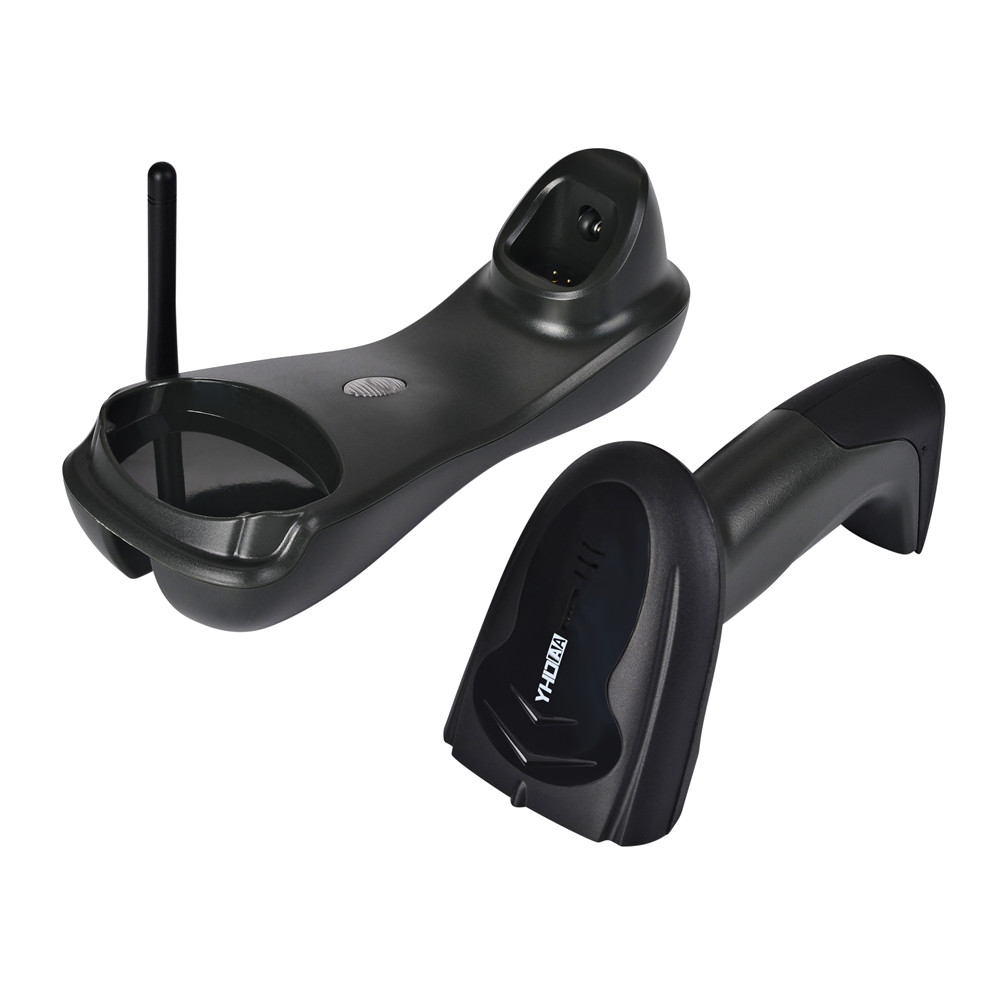 Wireless 2D Barcode Scanner 433MHZ QR Code Reader Machine For Warehouse