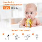 USB Portable Electric Milk Bottle Warmer Insulated Thermostat Sleeve Cover For