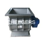 Airlock 8 Blade Rotary Feeder 28rpm Design Chain Drive
