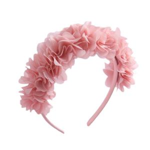 China Pink Flower Hairband for Daily Wear or Special Occassion wholesale
