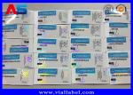 Muscle Growth Acetate Bottle Sticker Label Printing10ml Injectable Vials Custom